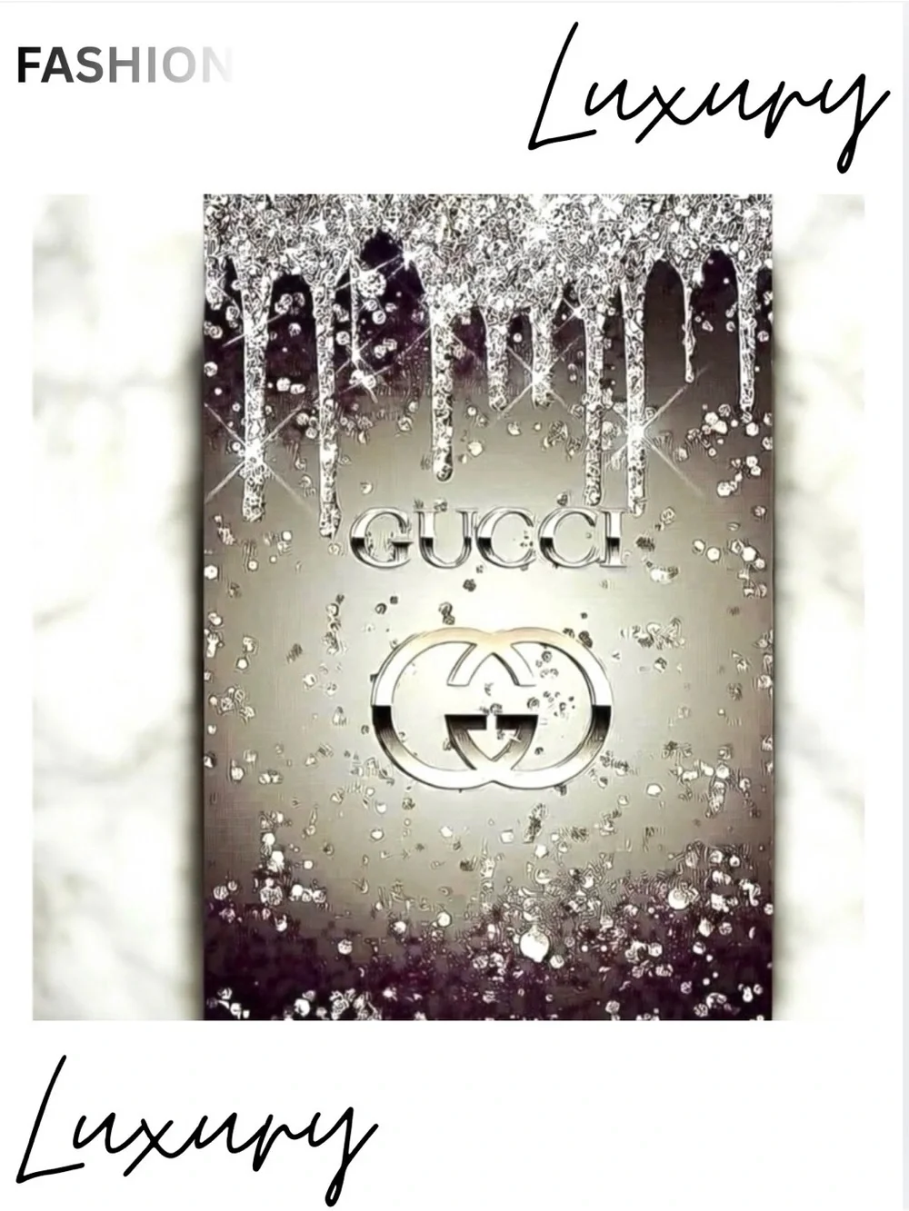 NOTEBOOK: Silver & Crystal Icicles w/Silver Ombré Logo, NWOT